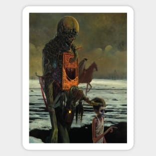 zdzislaw beksinski - Beksinski Repro Sticker